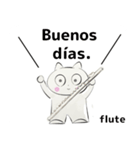 orchestra flute everyone Spain version（個別スタンプ：3）