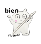 orchestra flute everyone Spain version（個別スタンプ：6）