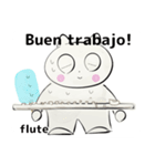 orchestra flute everyone Spain version（個別スタンプ：12）