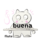 orchestra flute everyone Spain version（個別スタンプ：13）