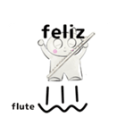 orchestra flute everyone Spain version（個別スタンプ：15）