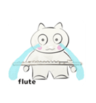 orchestra flute everyone Spain version（個別スタンプ：17）