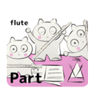 orchestra flute everyone Spain version（個別スタンプ：20）