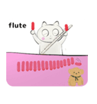 orchestra flute everyone Spain version（個別スタンプ：21）