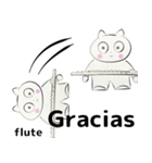 orchestra flute everyone Spain version（個別スタンプ：26）