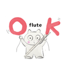 orchestra flute everyone Spain version（個別スタンプ：30）