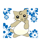 Big wheat cat family III（個別スタンプ：26）