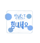 ロゴ＆メッセージ⭐️韓国語（個別スタンプ：16）