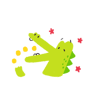 Boss Mr.Egret ＆ Staff Mr.crocodile（個別スタンプ：36）