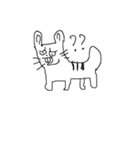 うさぎねこのスタンプ（個別スタンプ：6）