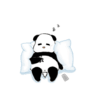 Little lovely panda（個別スタンプ：8）