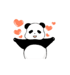 Little lovely panda（個別スタンプ：10）