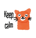 Meawmeaw in August, Don't give up（個別スタンプ：12）