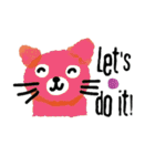 Meawmeaw in August, Don't give up（個別スタンプ：17）