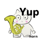 orchestra Horn for everyone English ver（個別スタンプ：1）