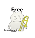 orchestra trombone everyone English ver（個別スタンプ：33）