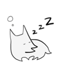 シンプルに白いいぬ（個別スタンプ：11）