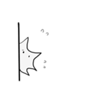 シンプルに白いいぬ（個別スタンプ：18）