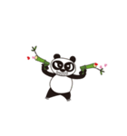 Angry Face Panda Heart Heart（個別スタンプ：5）