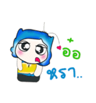 Hello my name is Yoshi....^^（個別スタンプ：9）