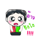 Hello my name is Masaru....^^（個別スタンプ：16）