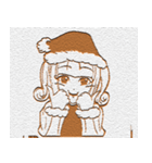 サブカル女のクリスマスクッキーアレンジ（個別スタンプ：4）