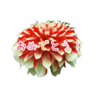 大切な人に贈る挨拶花スタンプ（個別スタンプ：9）