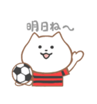 サッカーねこ（個別スタンプ：16）