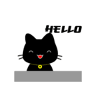 Black cat "Buakaw"（個別スタンプ：1）