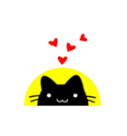 Black cat "Buakaw"（個別スタンプ：5）