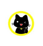 Black cat "Buakaw"（個別スタンプ：6）