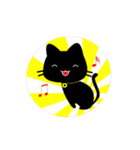 Black cat "Buakaw"（個別スタンプ：8）