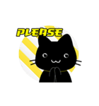 Black cat "Buakaw"（個別スタンプ：19）