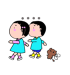 園児のはなちゃんとおともだち（個別スタンプ：14）