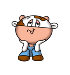 COW COW NUTS ; WORDS IN PRIVATE（個別スタンプ：26）