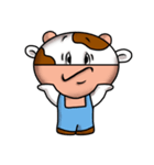 COW COW NUTS ; WORDS IN PRIVATE（個別スタンプ：39）