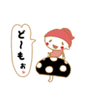 クマと女の子（個別スタンプ：1）