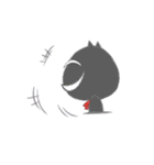 pink sheep and black heart（個別スタンプ：2）