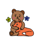 Bear Yu and Fox Shi（個別スタンプ：1）