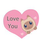 Cats Love you（個別スタンプ：3）