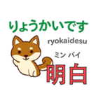 犬の毎日 日本語台湾語（個別スタンプ：10）