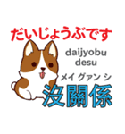 犬の毎日 日本語台湾語（個別スタンプ：12）