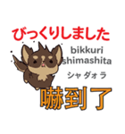 犬の毎日 日本語台湾語（個別スタンプ：36）