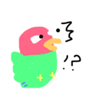 指描きインコ（個別スタンプ：13）