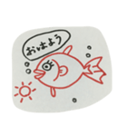金魚のぷかちゃん（個別スタンプ：9）