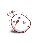 気難しい白いひよこ（個別スタンプ：2）