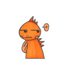 Blue iguan monmon with its friends（個別スタンプ：7）