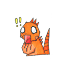 Blue iguan monmon with its friends（個別スタンプ：22）
