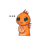 Blue iguan monmon with its friends（個別スタンプ：23）