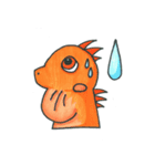 Blue iguan monmon with its friends（個別スタンプ：24）